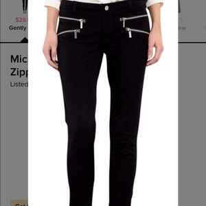 MICHAEL Michael Kors black rocker skinny jeans